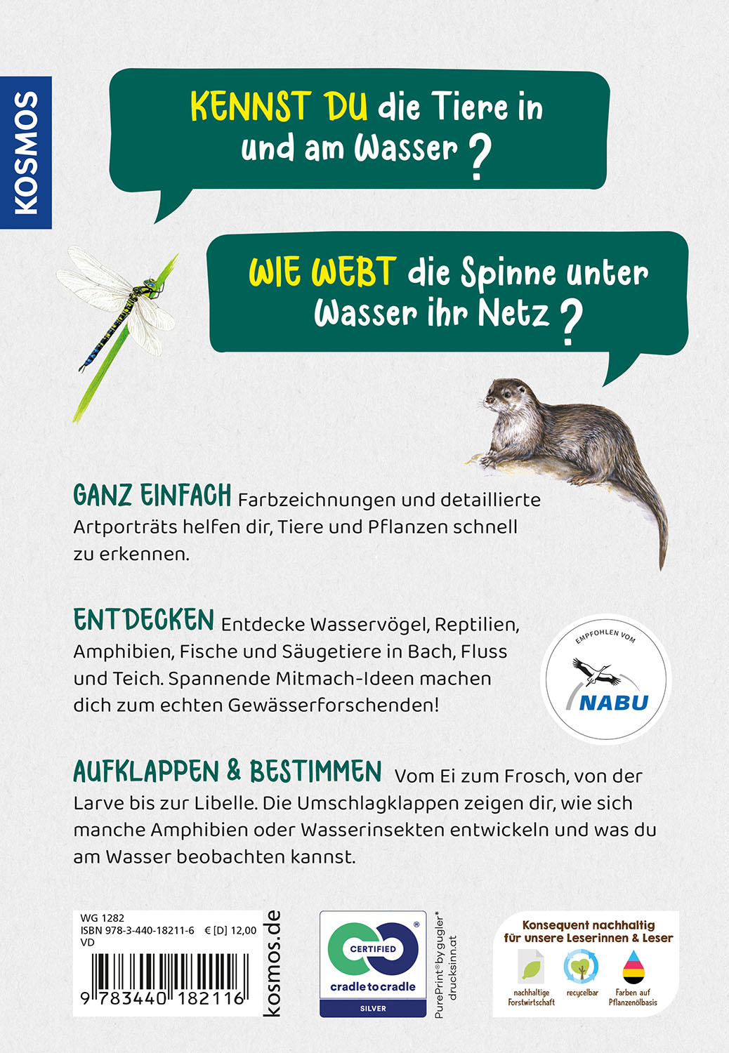 Was lebt an Bach und Teich? Kindernaturführer