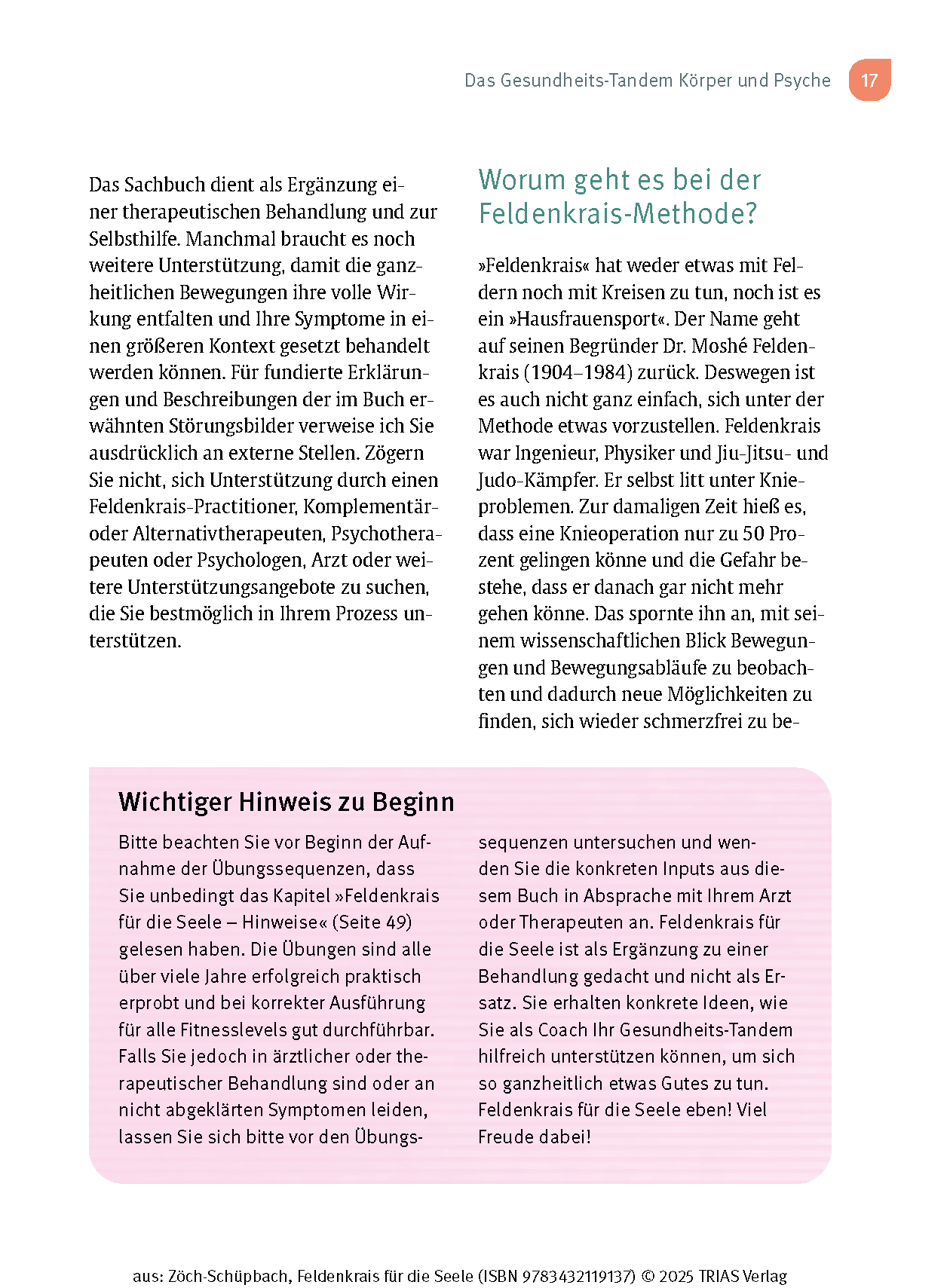 Feldenkrais für die Seele