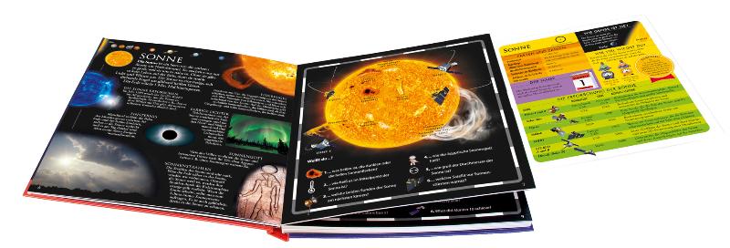 Kinder-Weltraumatlas mit Pop-up-Planeten