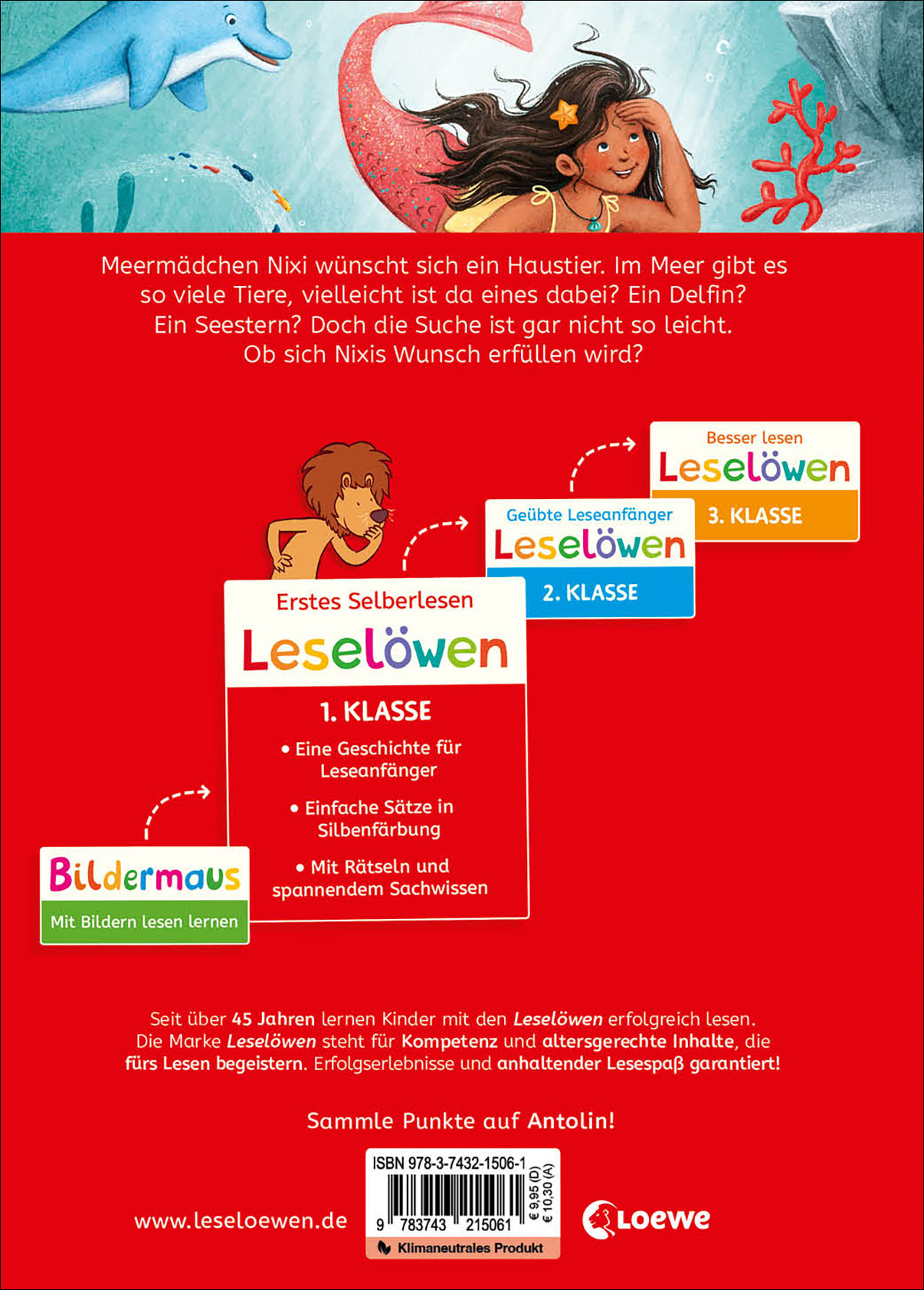 Leselöwen 1. Klasse - Das Meermädchen und der große Wunsch