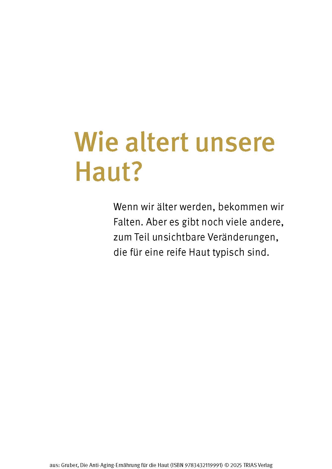 Die Anti-Aging-Ernährung für die Haut