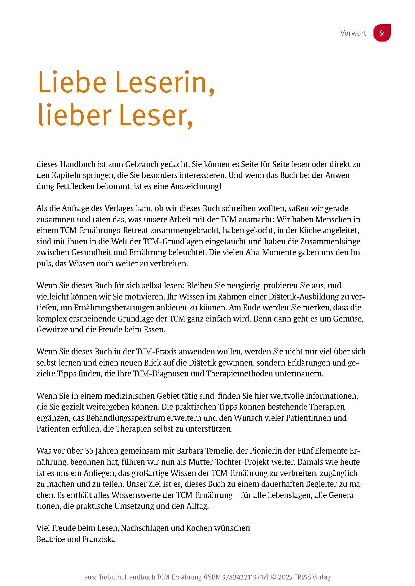 Handbuch TCM-Ernährung