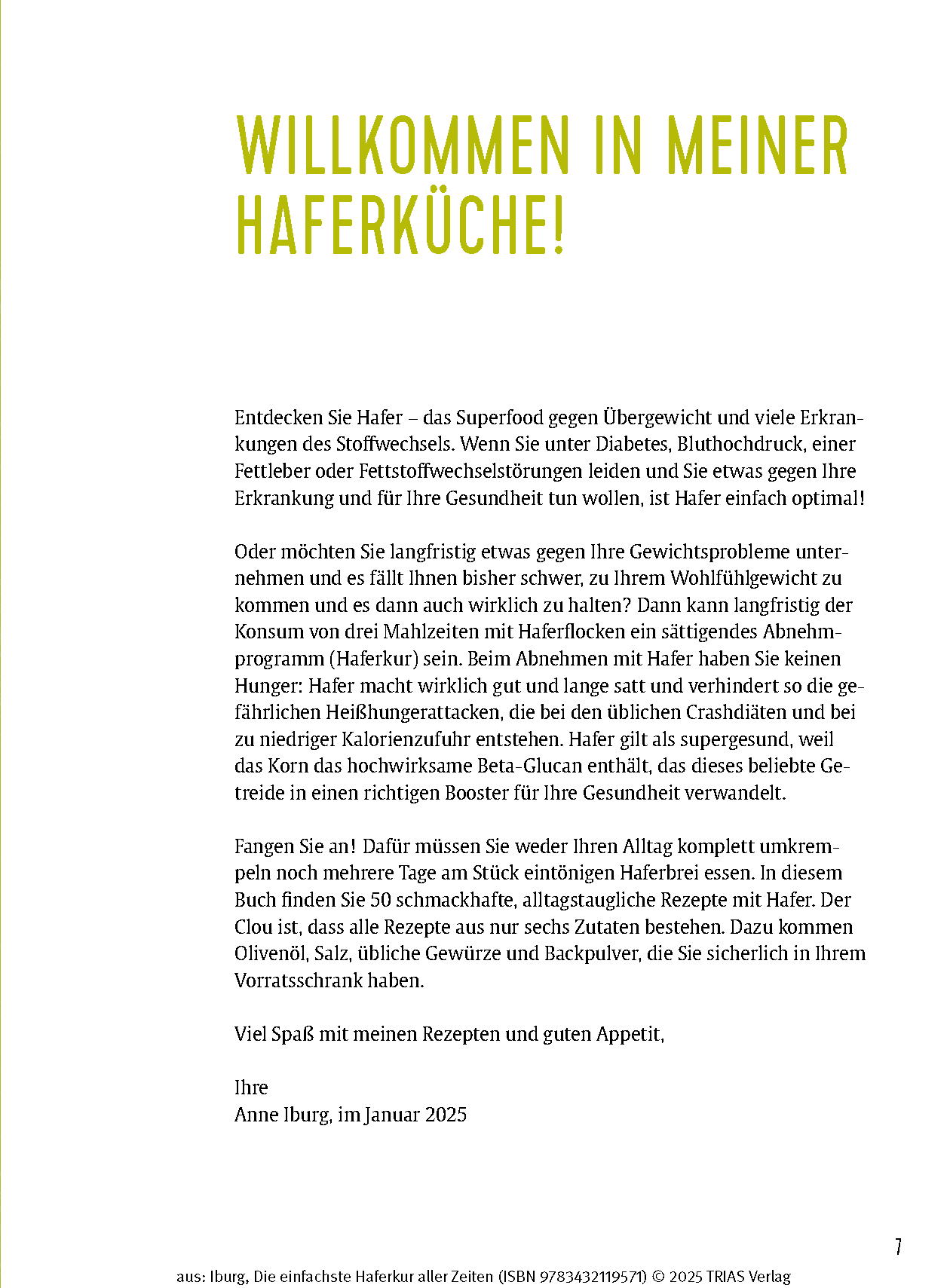 Die einfachste Haferkur aller Zeiten
