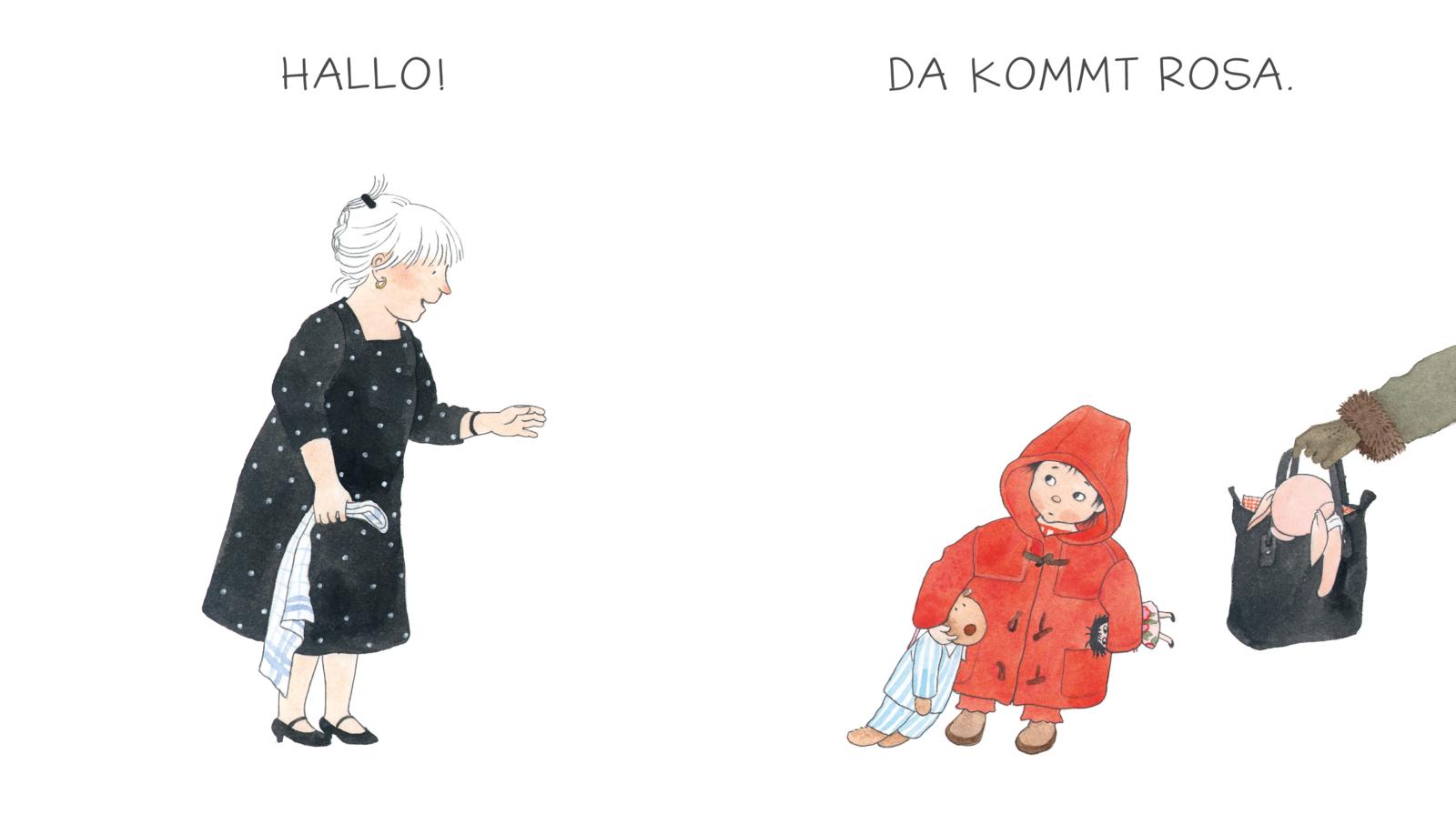 Rosa ist heute bei Oma
