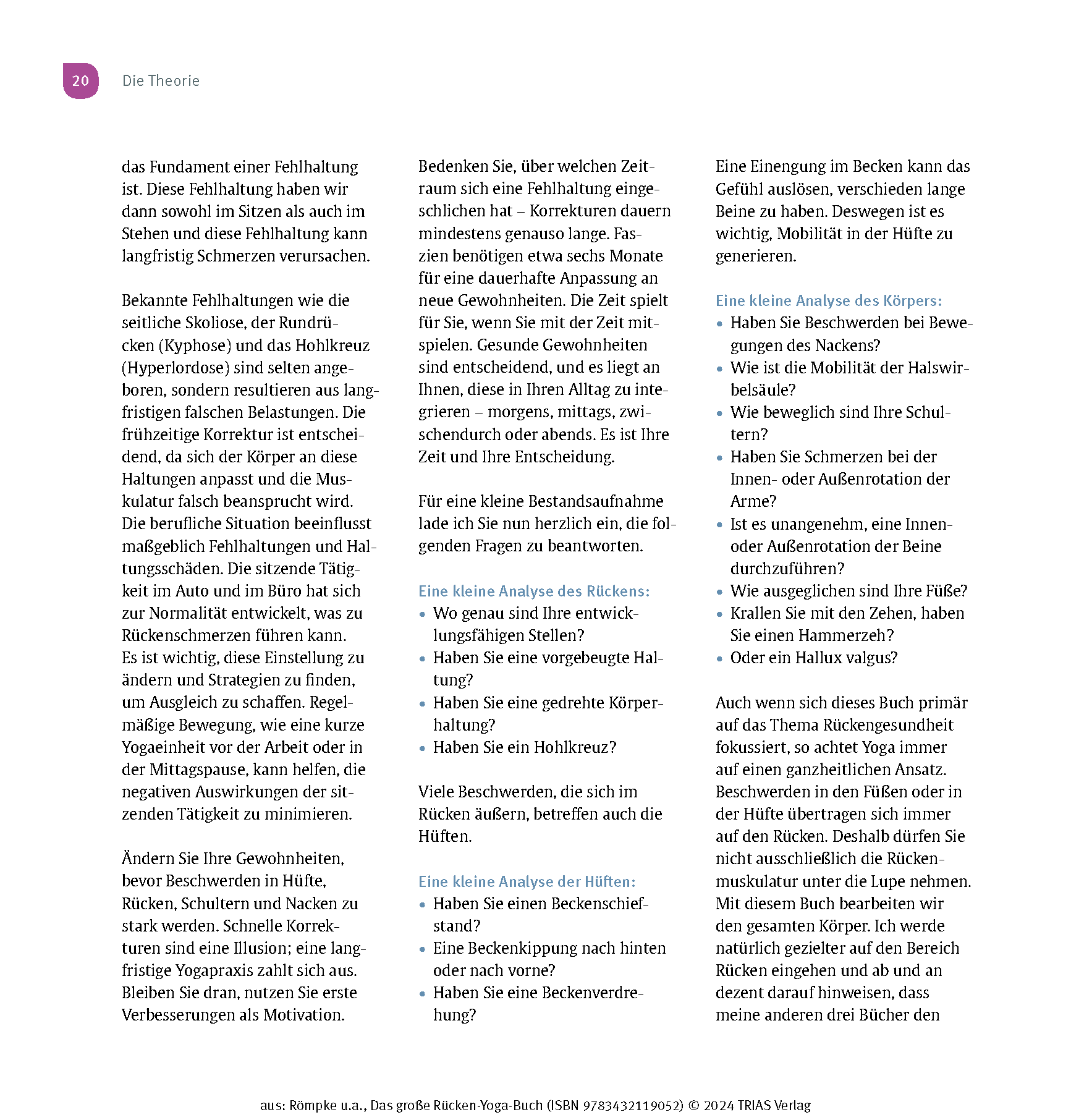 Das große Rücken-Yoga-Buch