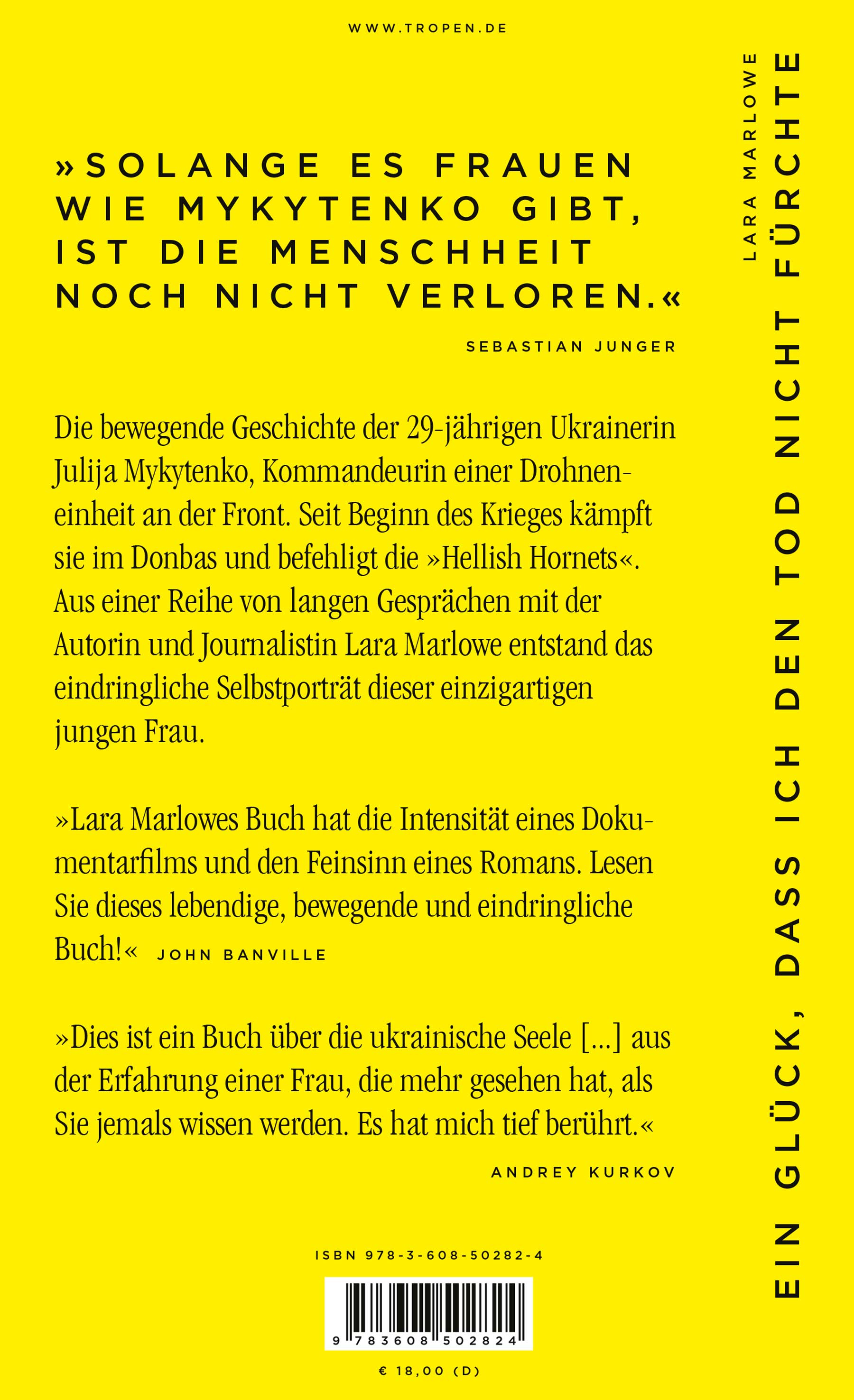Ein Glück, dass ich den Tod nicht fürchte
