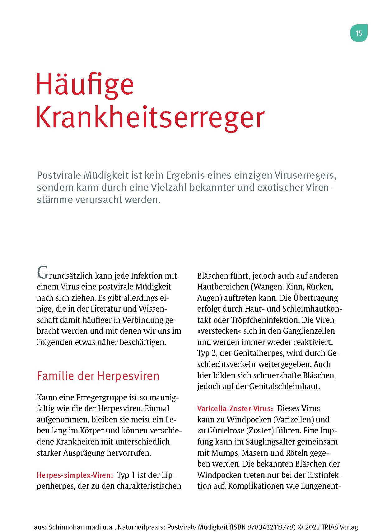Naturheilpraxis: Postvirale Müdigkeit