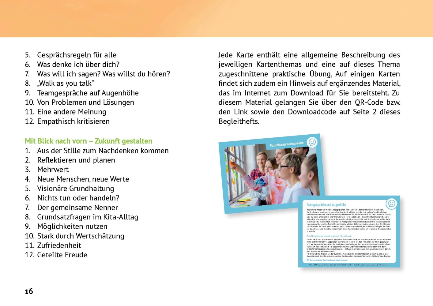Mehr Wertschätzung im Kita-Team!