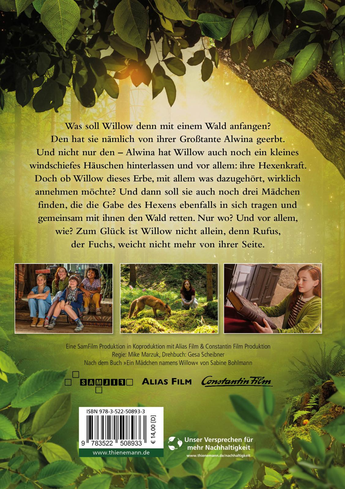 Ein Mädchen namens Willow: Das Buch zum Film