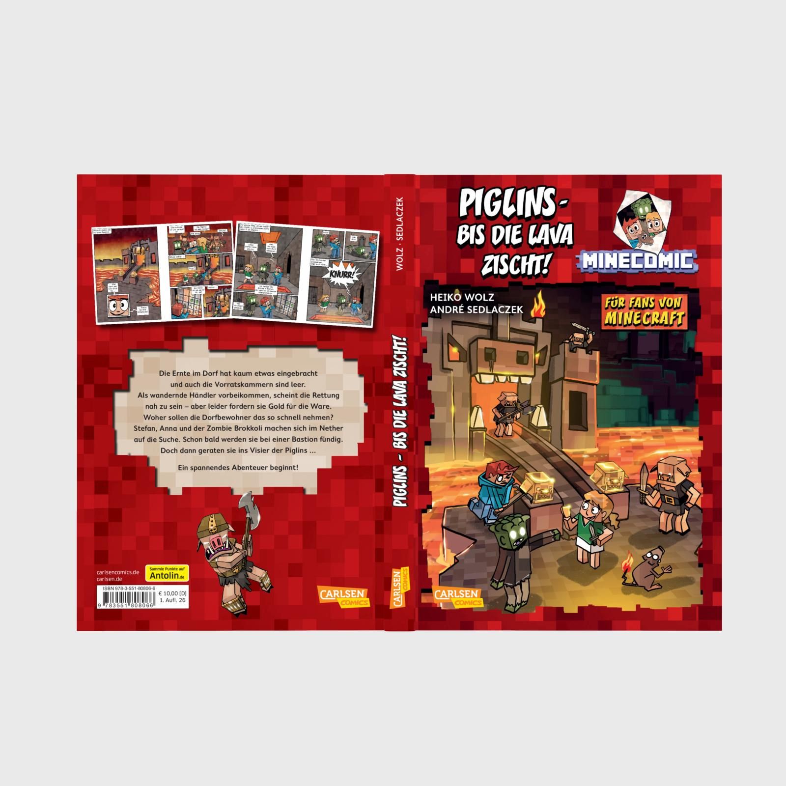 Piglins – bis die Lava zischt! - Für Fans von Minecraft