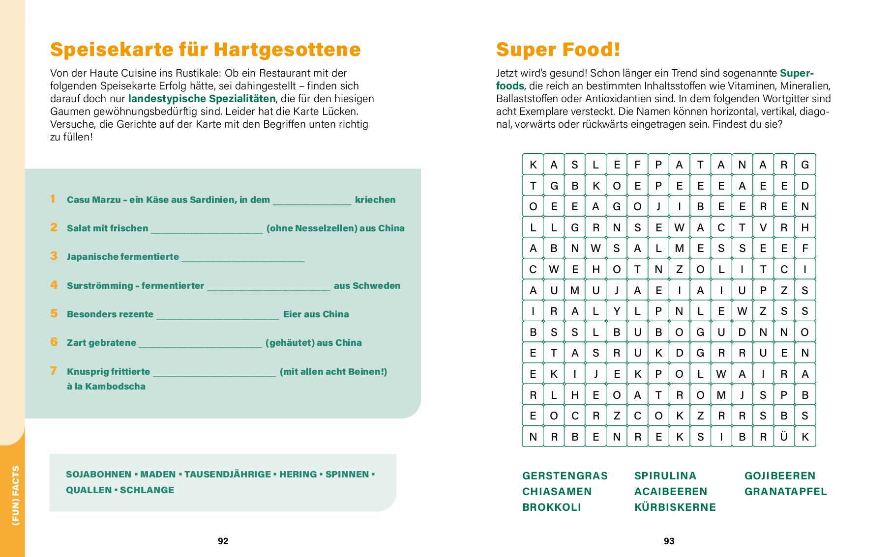 Küchen der Welt I Wissen in Rätseln