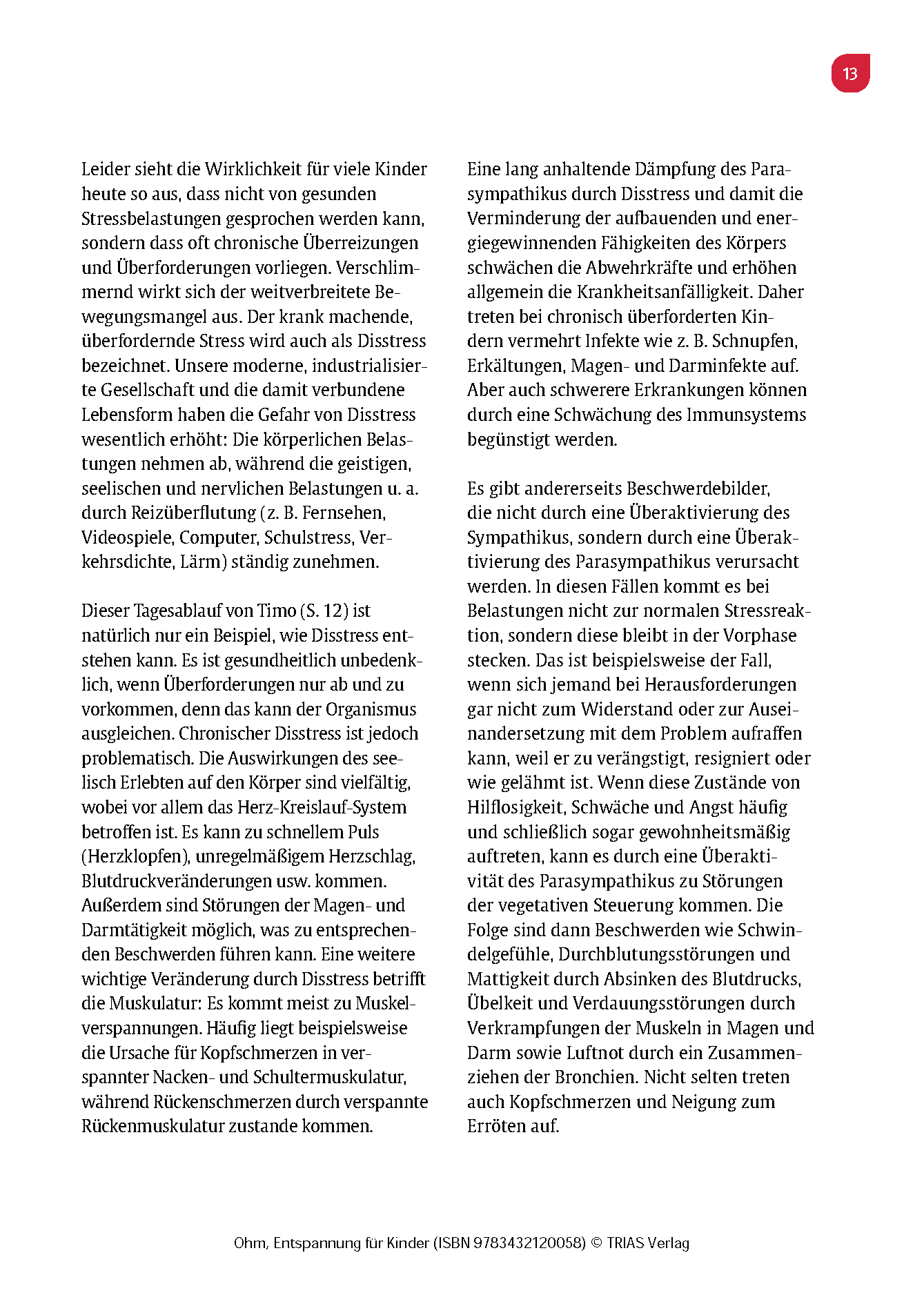 Entspannung für Kinder