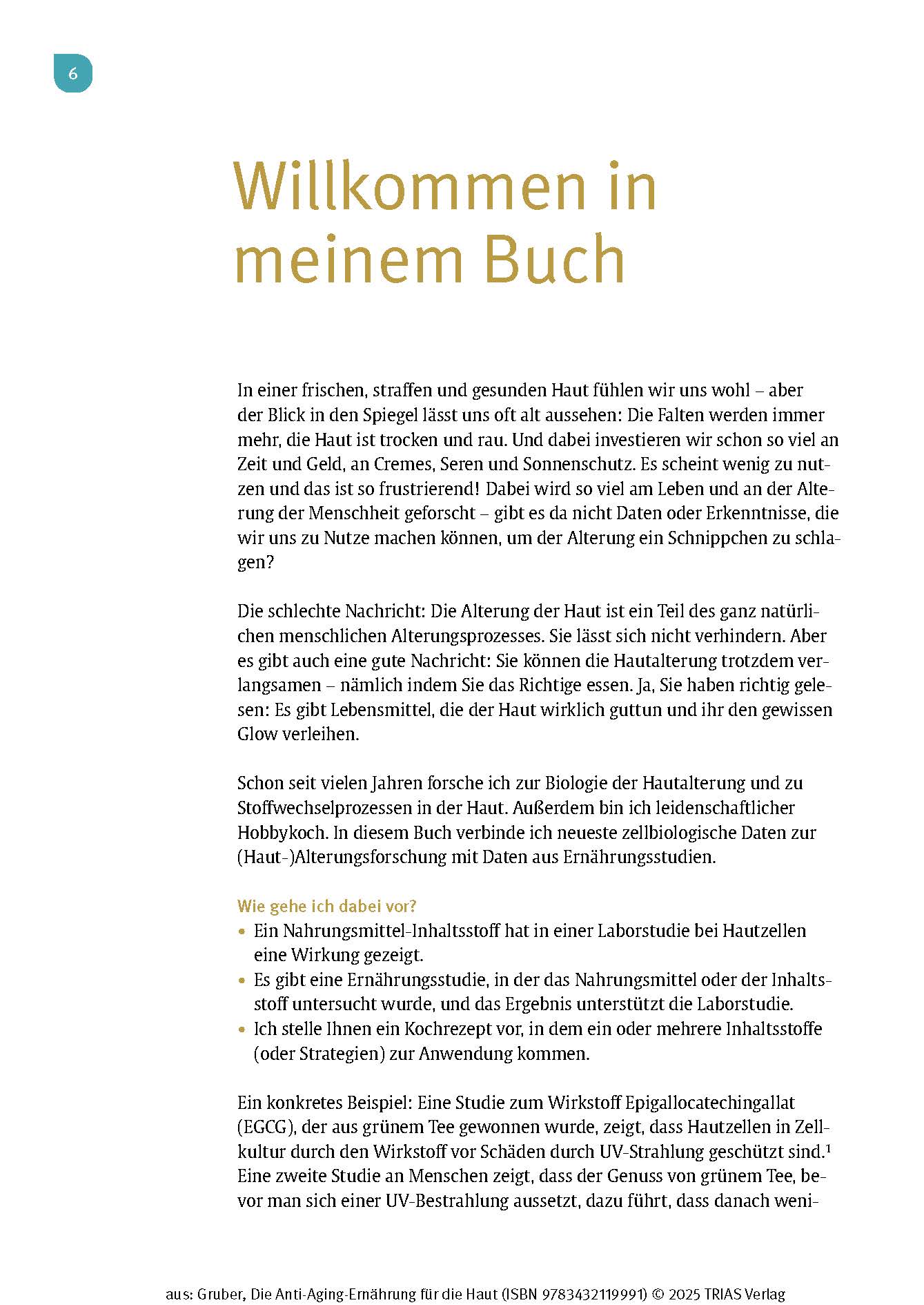 Die Anti-Aging-Ernährung für die Haut