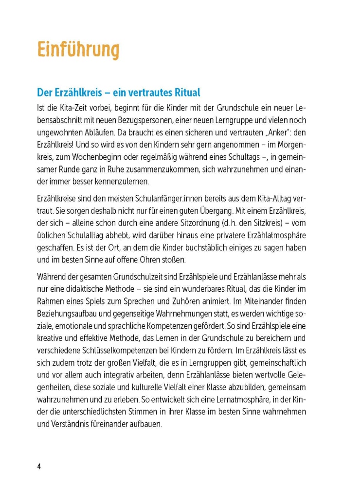 Sprechen und Zuhören im Erzählkreis. 30 Bildkarten mit Erzählspielen für die Grundschule