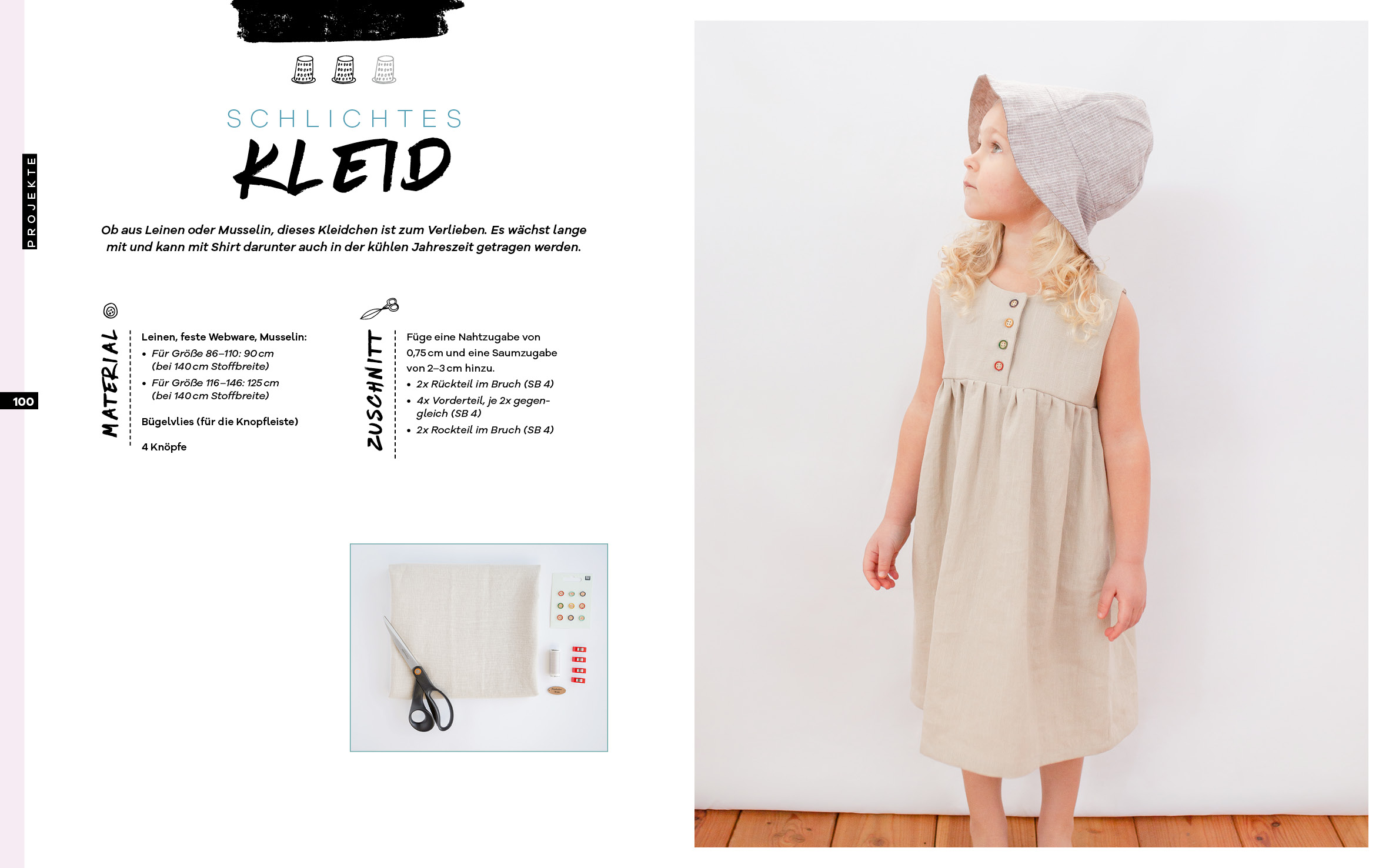 Nähen mit Leinen – Kindermode