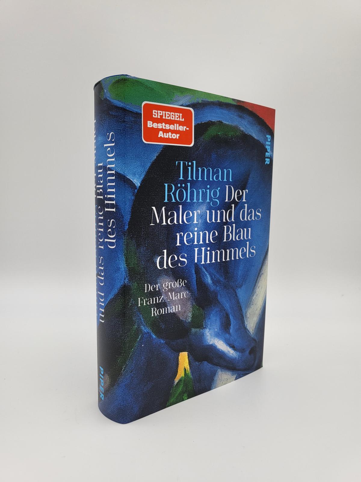 Der Maler und das reine Blau des Himmels