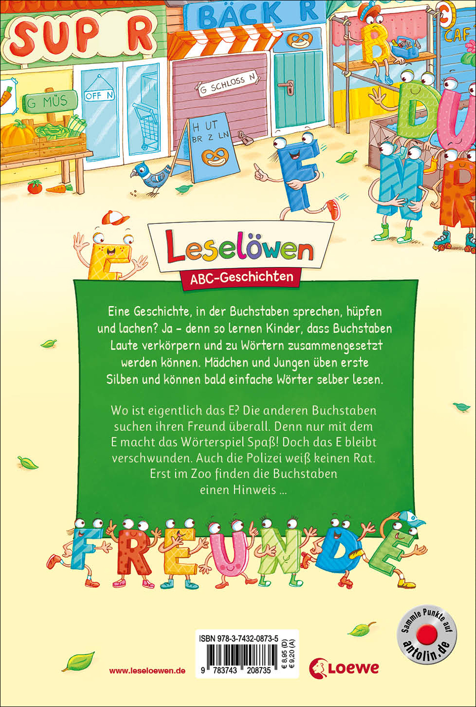 Leselöwen ABC-Geschichten - Das Rätsel um das verschwundene E