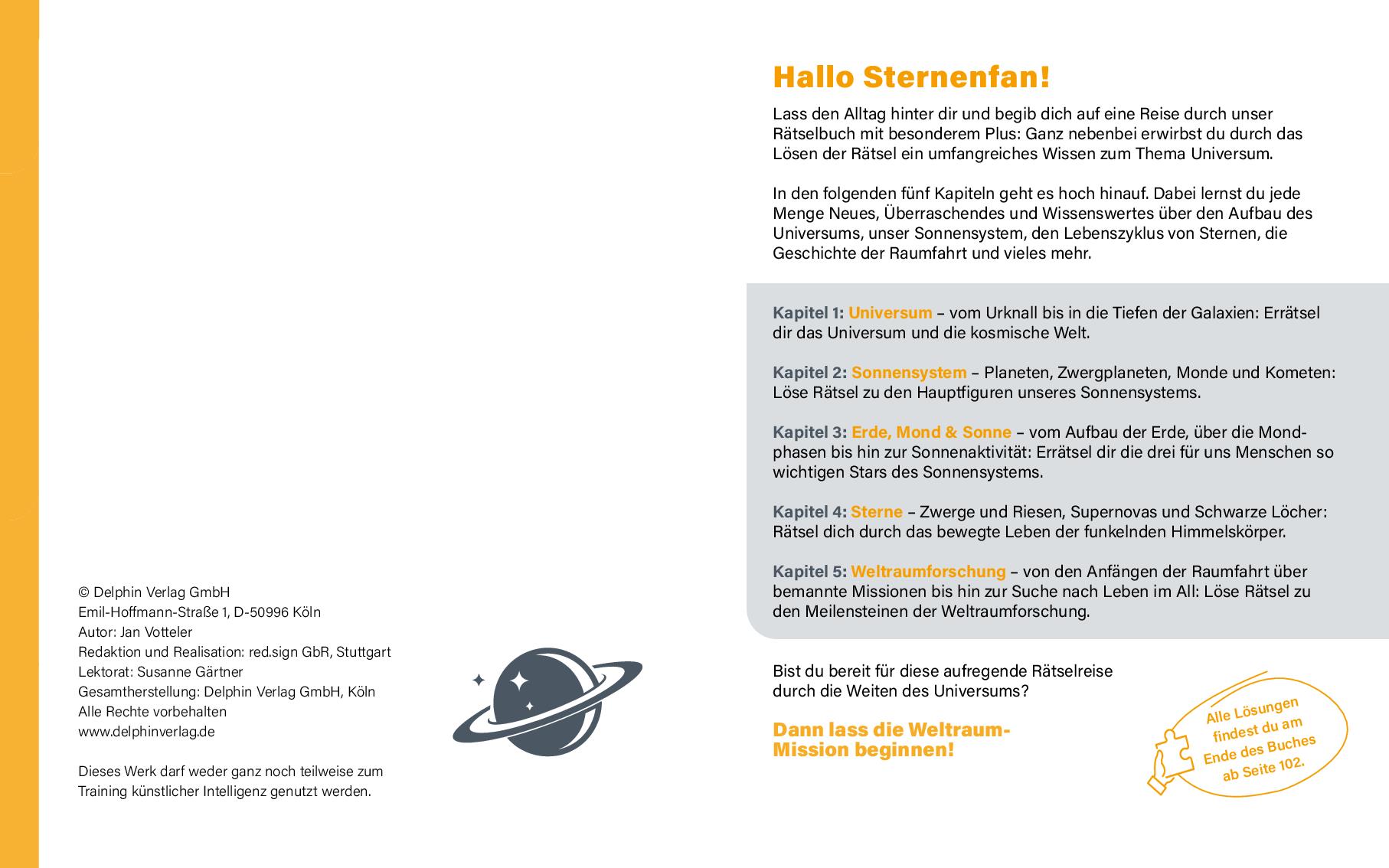 Universum I Wissen in Rätseln